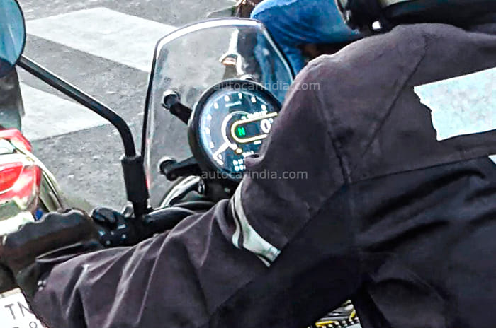 Royal Enfield Himalayan 450 display revealed in new spy shots